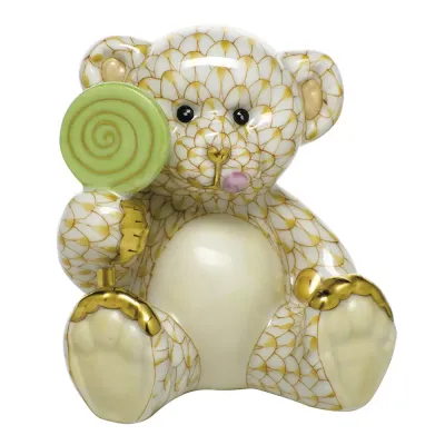 Sweet Tooth Teddy Butterscotch 2.5 in L X 2.75 in H