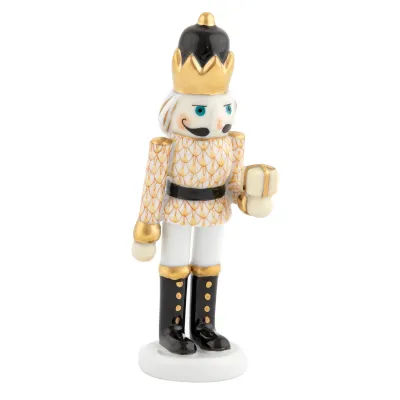 Nutcracker With Gift Butterscotch 1.5 in L X 1.25 in W X 4.5 in H