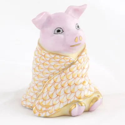 Pig in A Blanket Butterscotch 2.25 in L X 2 in W X 2.25 in H