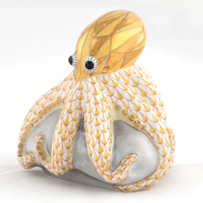 Octopus On Rock Butterscotch