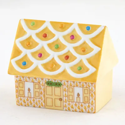 Cozy Gingerbread House Butterscotch 3 in L X 2.25 in W X 2.5 in H