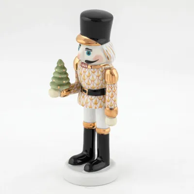 Nutcracker with Christmas Tree Butterscotch
