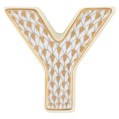 Letter Y Gold