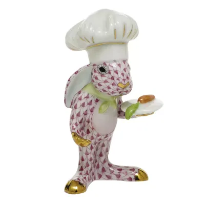 Chef Bunny Raspberry 1.75 in L X 3.25 in H