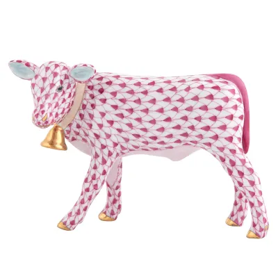 Calf With Bell Raspberry 5 in L X 1.75 in W X 3.5 in H