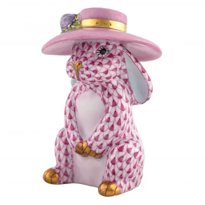 Derby Bunny Raspberry 2.25 in L X 2.25 in W X 3.25 in H