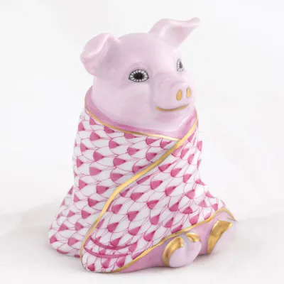 Pig in A Blanket Raspberry 2.25 in L X 2 in W X 2.25 in H
