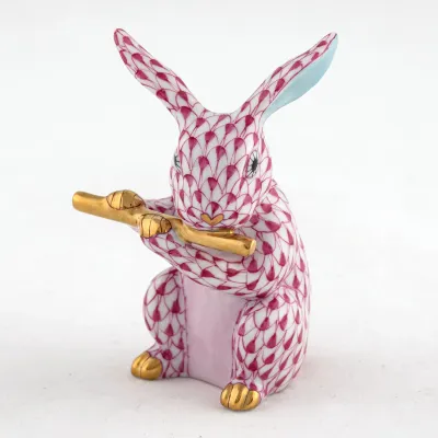 Flute Bunny Raspberry