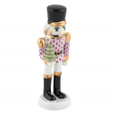Nutcracker with Christmas Tree Raspberry