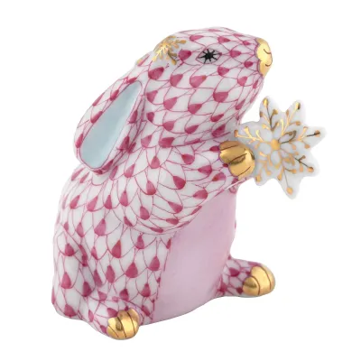 Snowflake Bunny Raspberry