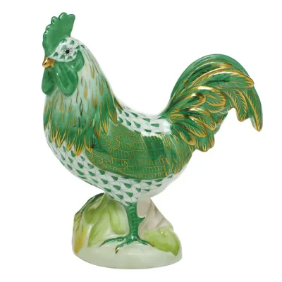 Proud Rooster Green 4.75 In L X 4.75 In H