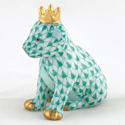 Lion Cub with Crown Green