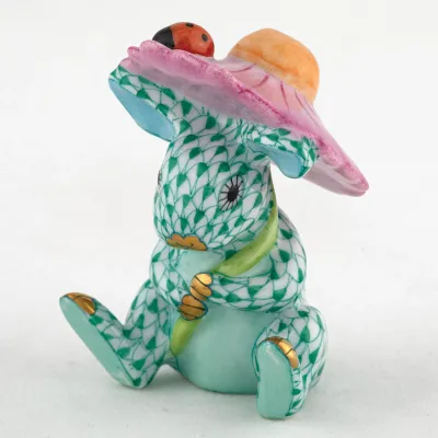 Umbrella Bunny Green 1.75in L X 1.5in W X 2.25in H