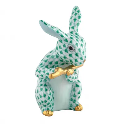 Flute Bunny Green
