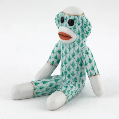 Sock Monkey Green