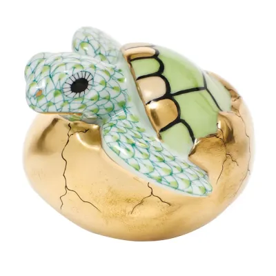 Hatching Sea Turtle Key Lime 2.25 in L X 1.75 in H