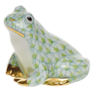 Miniature Frog Key Lime 1.5 in L X 1.25 in H