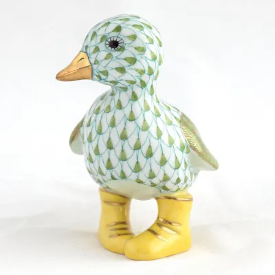 Duckling in Boots Key Lime 2.25 in L X 1.75 in W X 3 in H