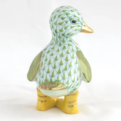 Duckling in Boots Key Lime 2.25 in L X 1.75 in W X 3 in H
