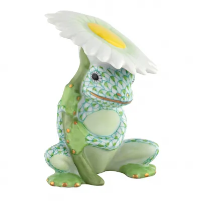 Flower Frog Key Lime 2.75 in L X 2.25 in W X 3.25 in H