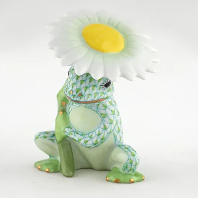 Flower Frog Key Lime 2.75 in L X 2.25 in W X 3.25 in H