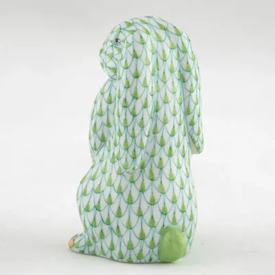 Standing Lop Bunny Key Lime 2in L X 2in W X 3.5in H