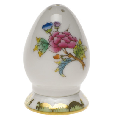 Queen Victoria Multicolor Salt Shaker Multi Hole 2.5 in H