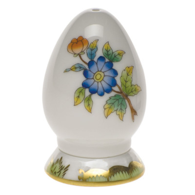 Queen Victoria Multicolor Pepper Shaker Single Hole 2.5 in H