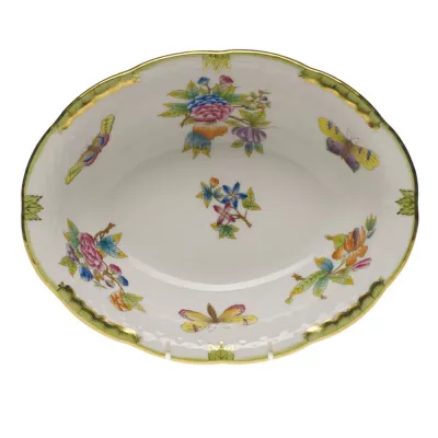 Queen Victoria Multicolor Oval Vegetable Dish 10 in L X 8 in W