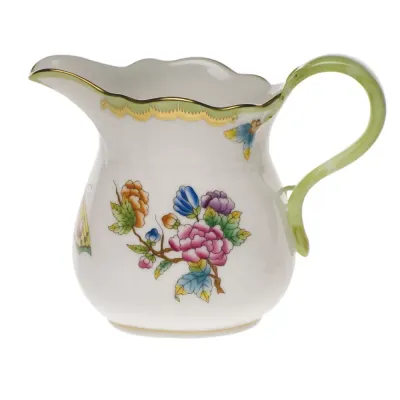 Queen Victoria Multicolor Creamer 10 Oz 4 in H