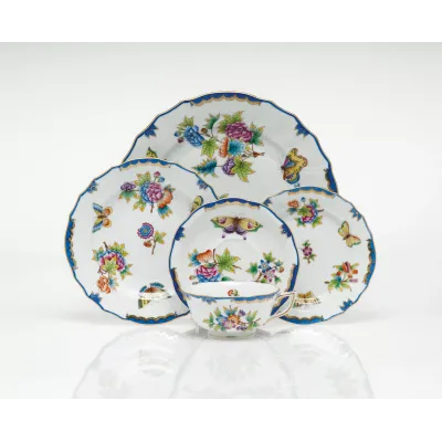 Queen Victoria Multicolor Bread And Butter Plate 6 in D
