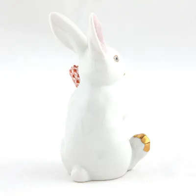Blossom Bunny Multi 2.5in L X 2.25in W X 4.75in H - WHITE-RUST