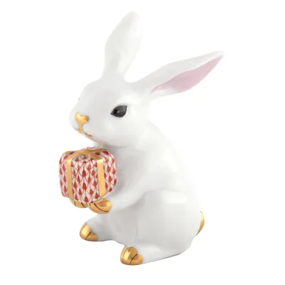 Celebration Bunny White-Rust