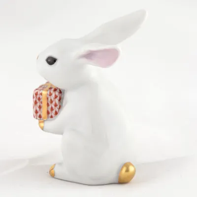 Celebration Bunny White-Rust