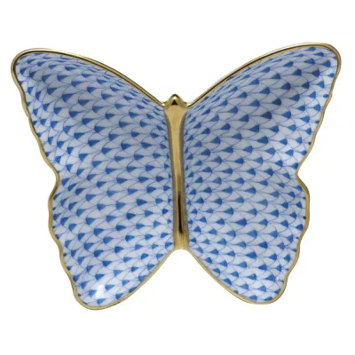 Butterfly Dish Blue 4.25 in L X 1 in H