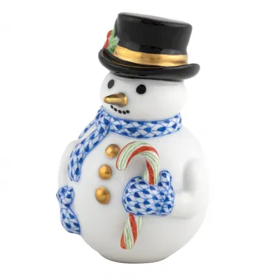 Candy Cane Snowman Sapphire