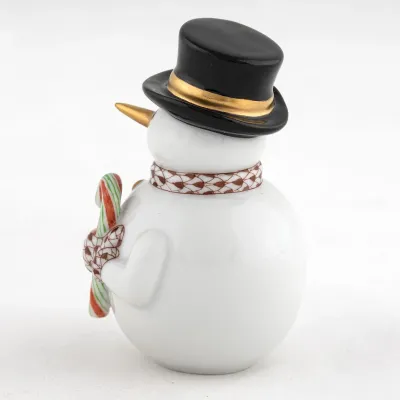 Candy Cane Snowman Chocolate