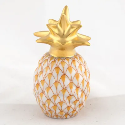 Pineapple Place Card Holder Butterscotch 2 in H X 1 in D