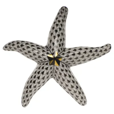 Medium Starfish Black 4 in L