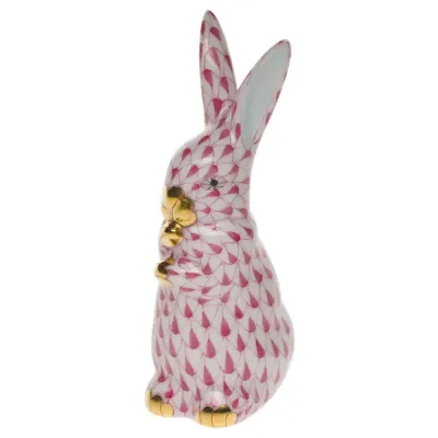 Standing Bunny Raspberry 3.5 in H