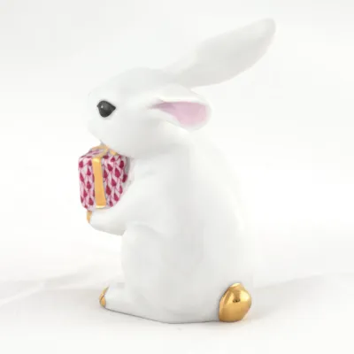 Celebration Bunny White-Raspberry