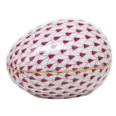 Large Egg Raspberry 3 in L X 2.25 in W X 2 in H