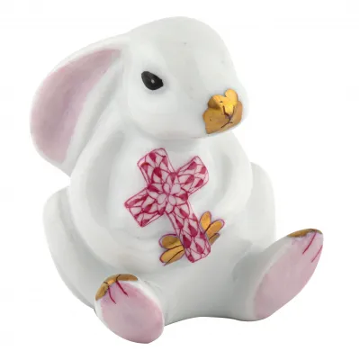 Bunny with Cross Raspberry