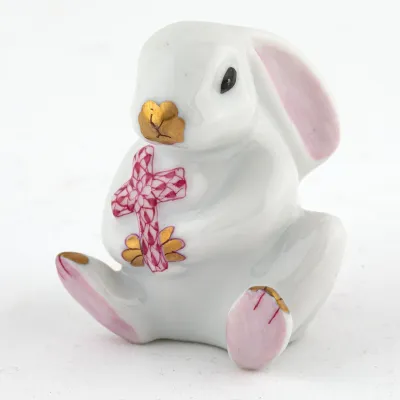 Bunny with Cross Raspberry