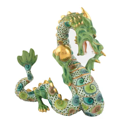 Whirlwind Dragon Multicolor 6.75 in L X 4 in W X 7 in H