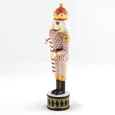 Nutcracker With Candy Cane Multicolor 2.5 in L X 2.5 in W X 8.5 in H