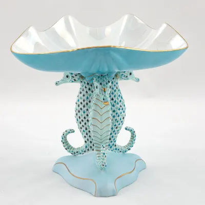 Seahorse Shell Compote Multicolor