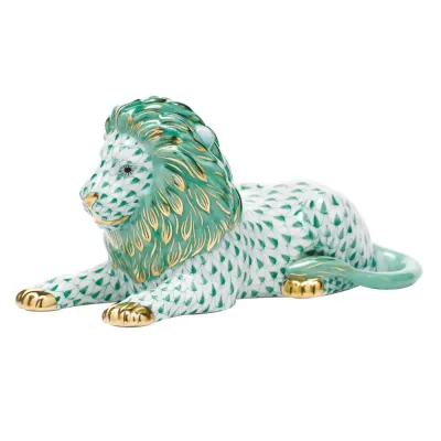 Lion Green 4.75 in L X 2.5 in H