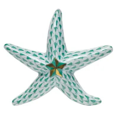 Miniature Starfish Green 3 in L
