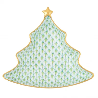 Christmas Tree Dish Keylime